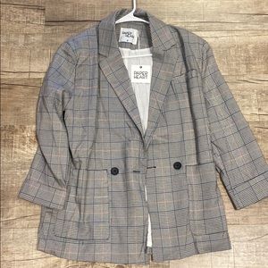 Plaid blazer